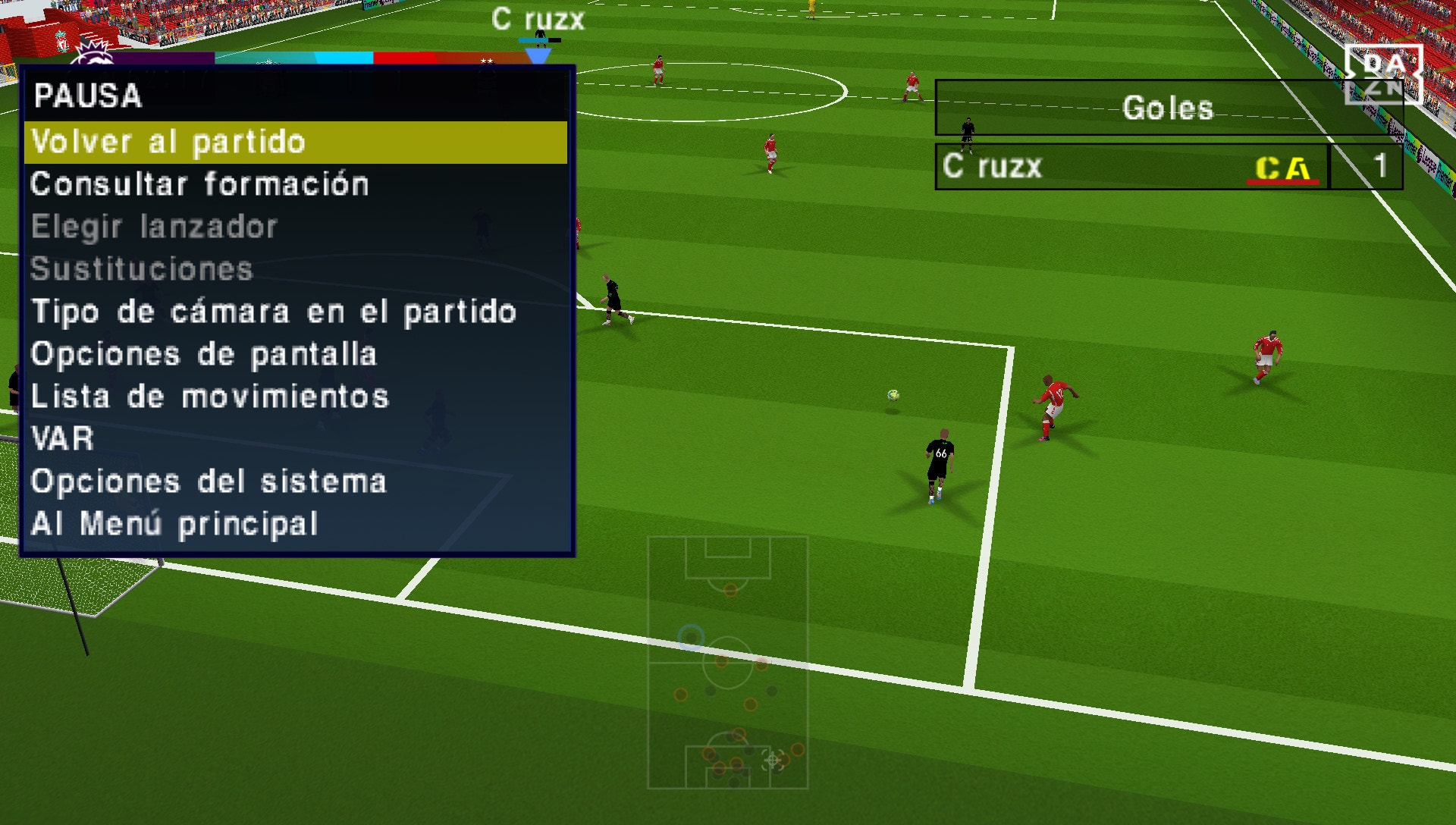 User screenshot of game