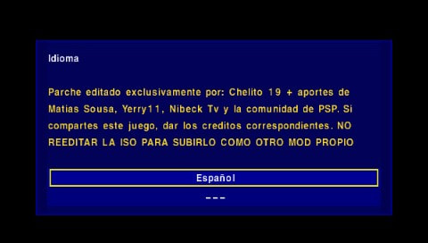 User screenshot of game