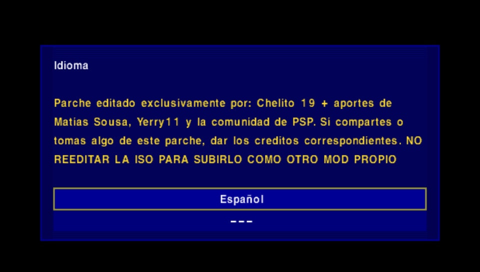 User screenshot of game