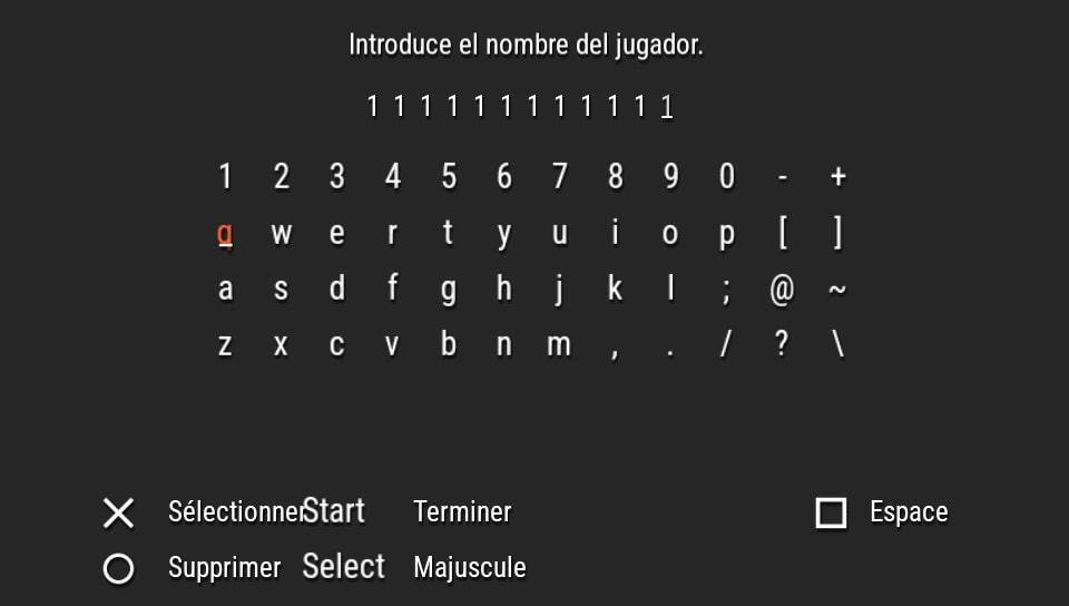 User screenshot of game