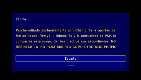 User screenshot of game