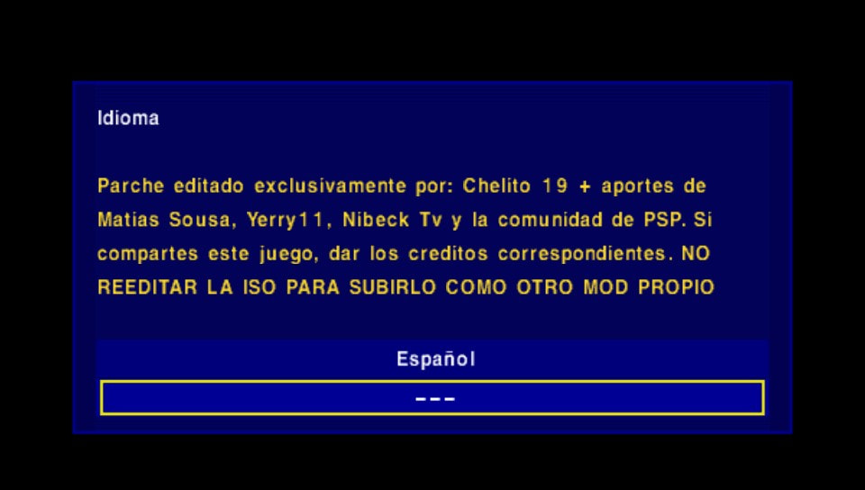 User screenshot of game