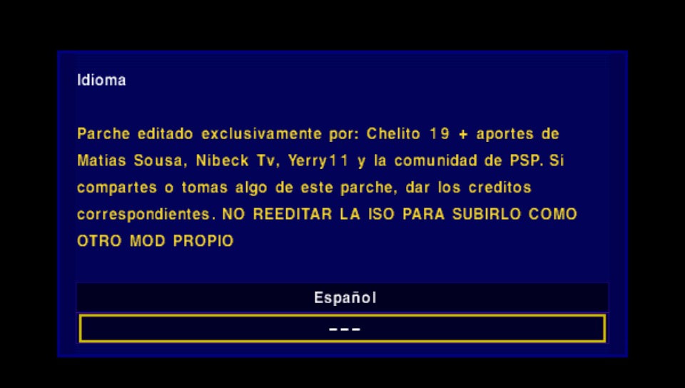 User screenshot of game