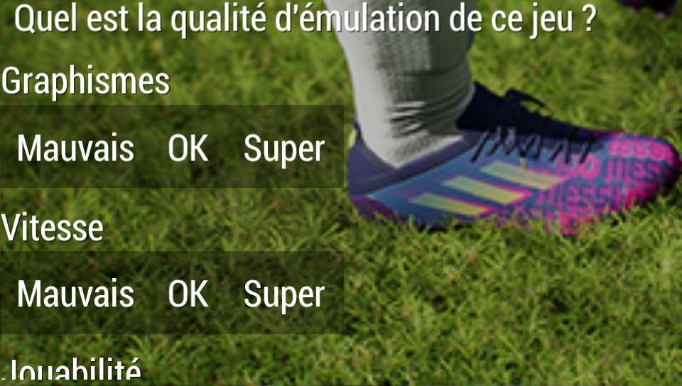 User screenshot of game