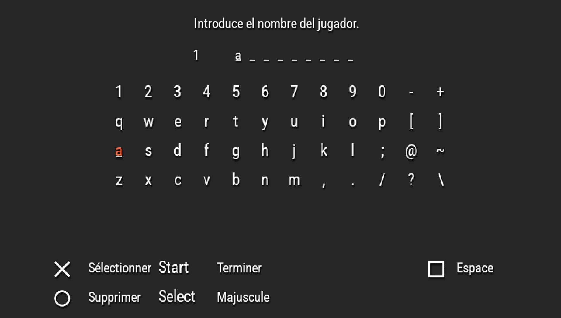User screenshot of game