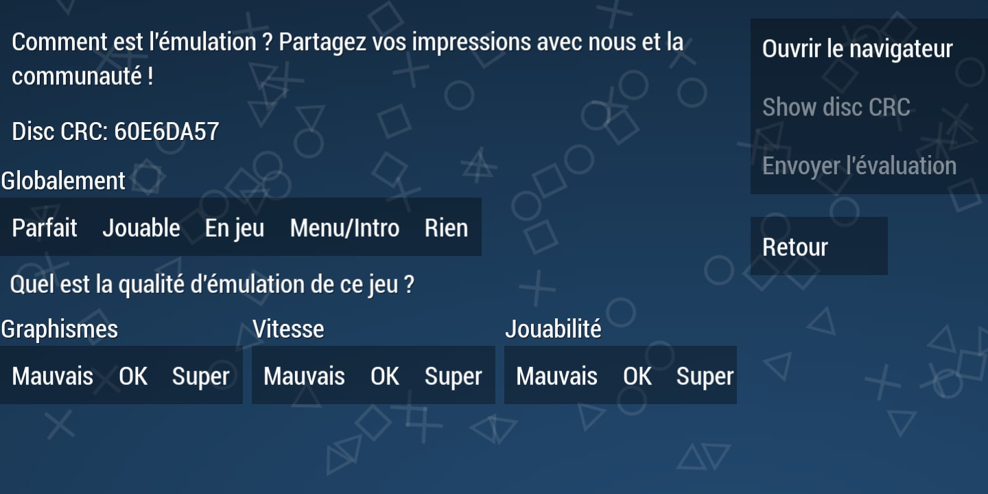 User screenshot of game