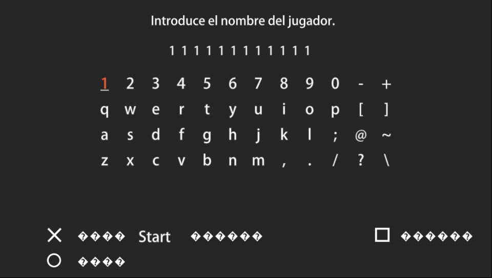 User screenshot of game