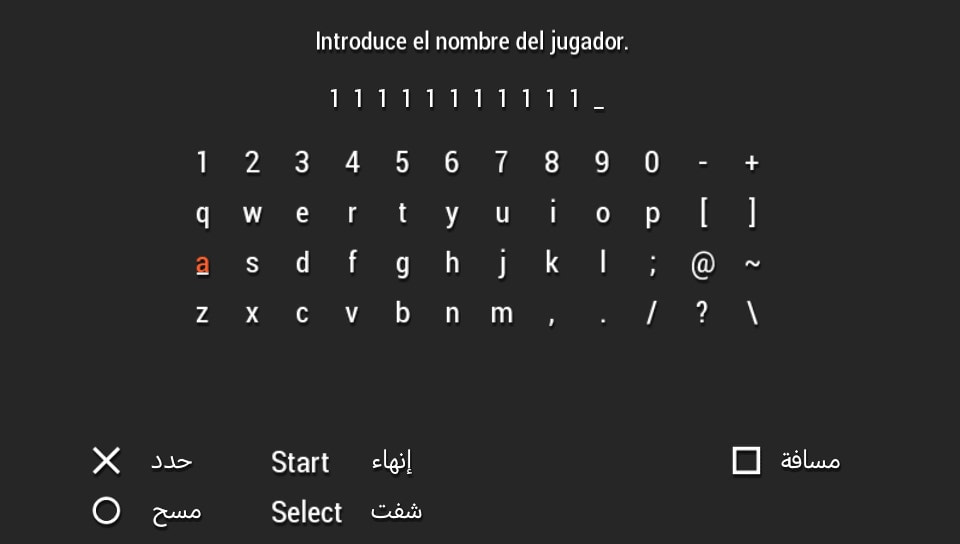User screenshot of game