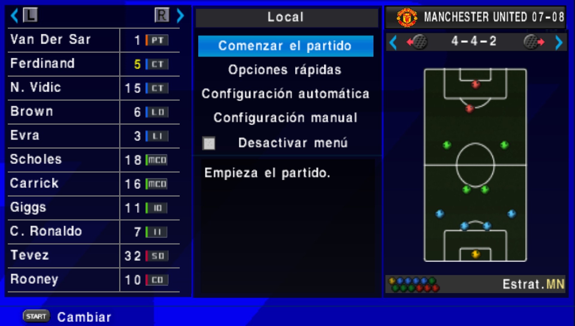 User screenshot of game