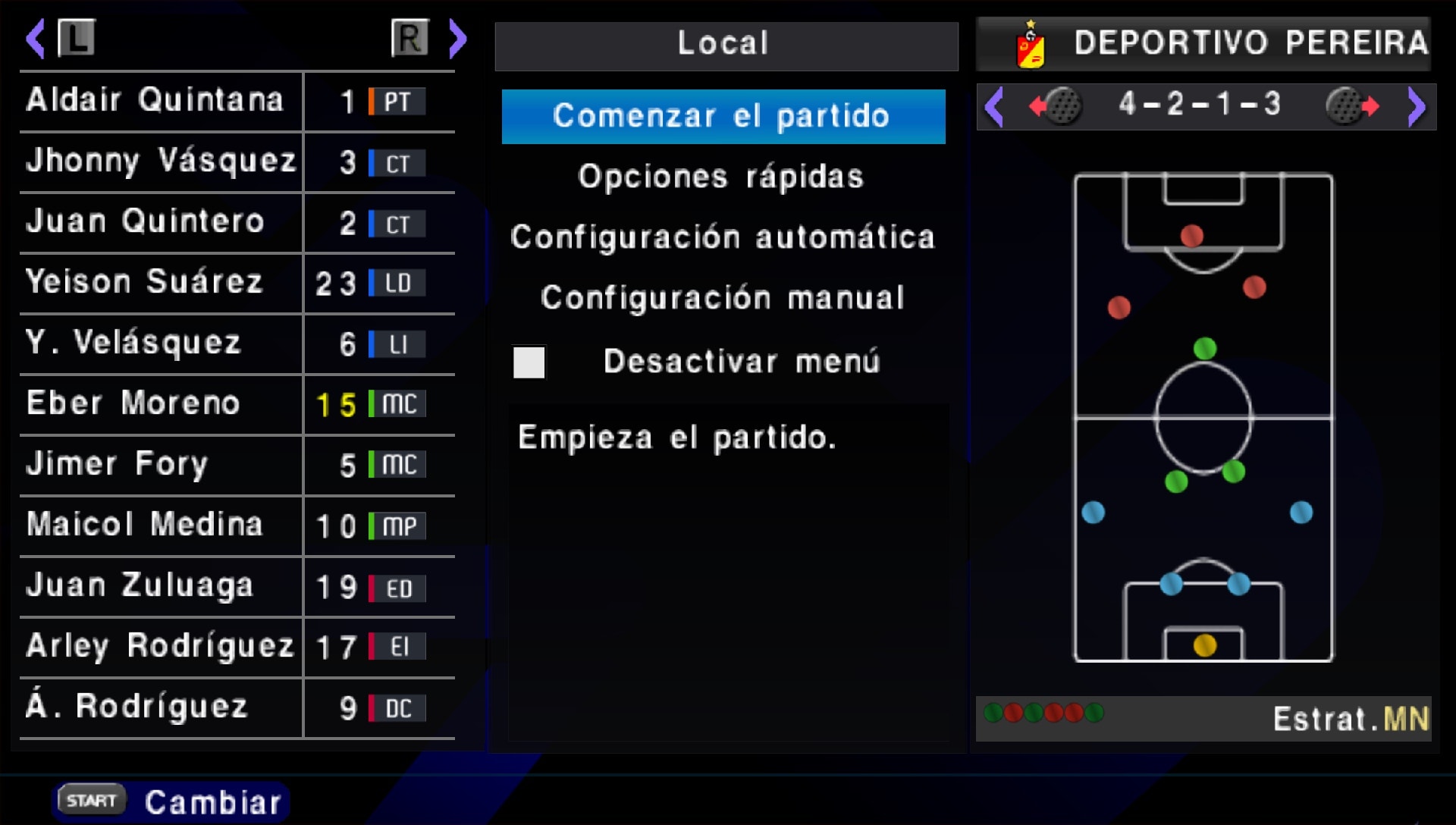 User screenshot of game