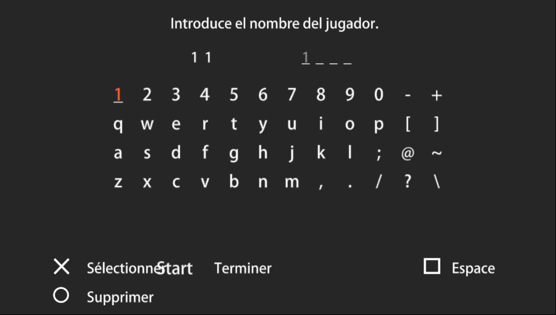 User screenshot of game