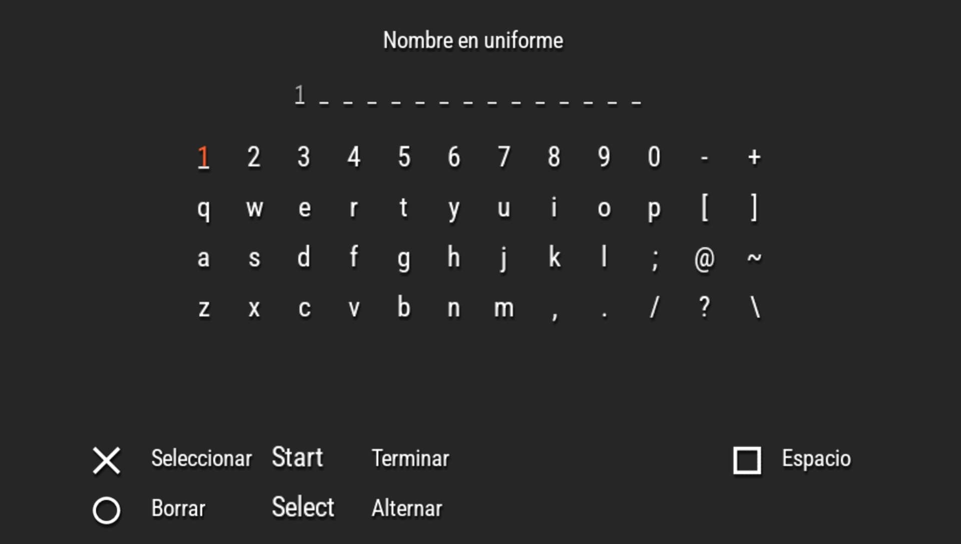 User screenshot of game
