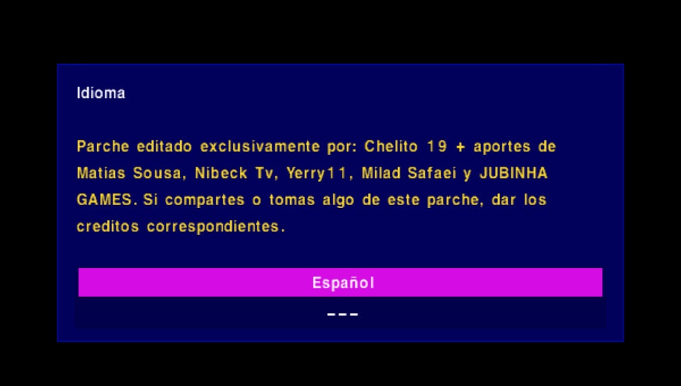 User screenshot of game