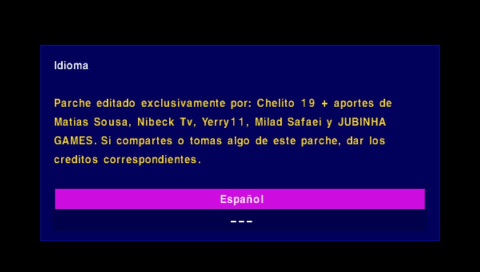 User screenshot of game
