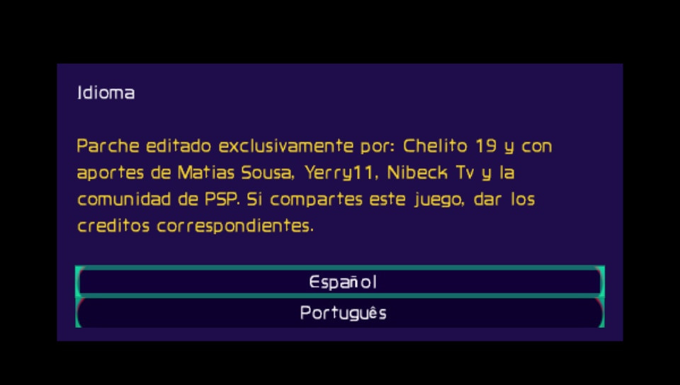 User screenshot of game