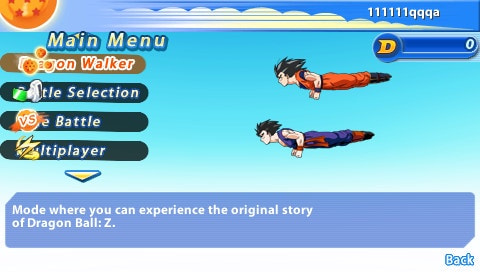 User screenshot of game