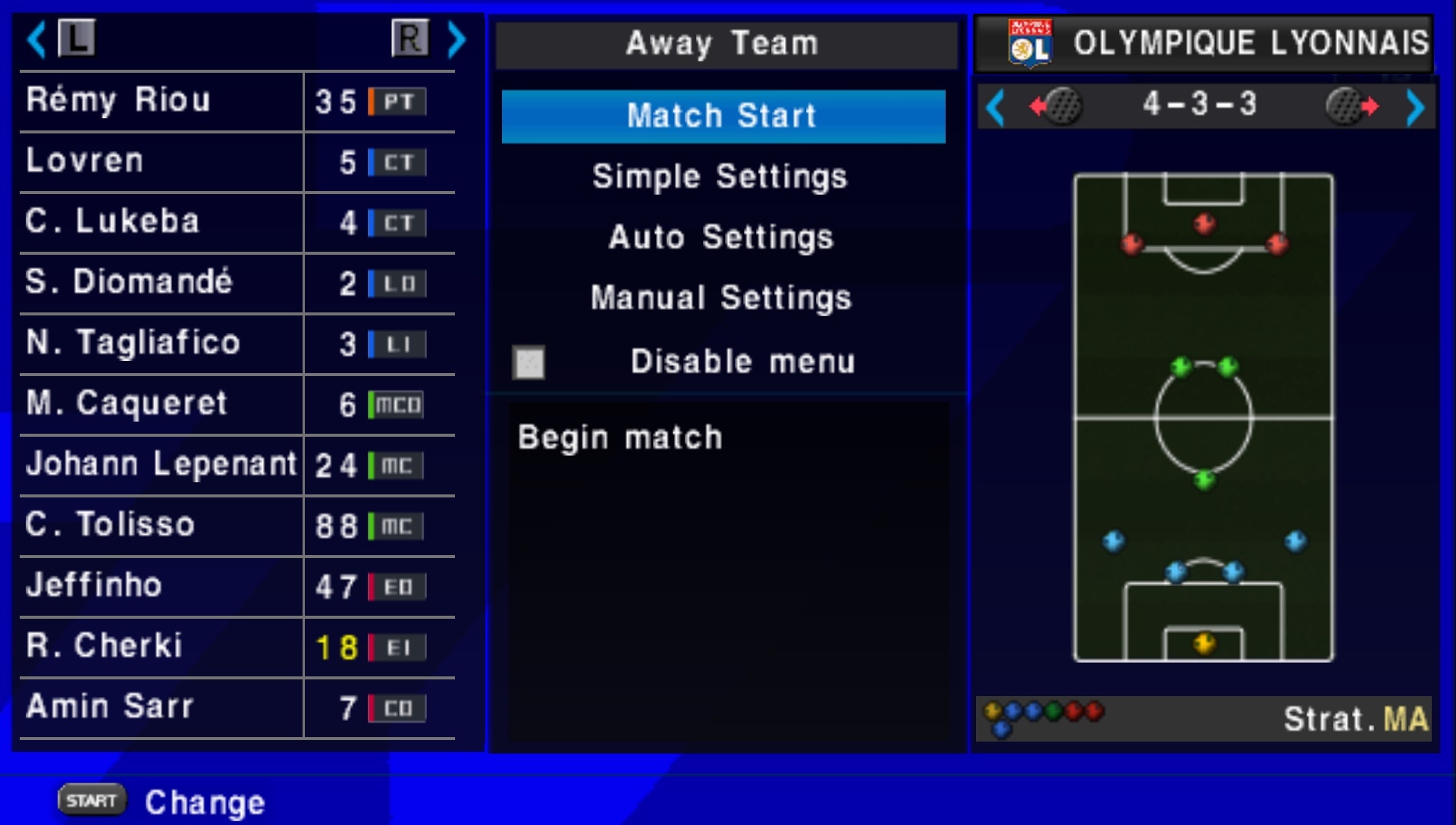 User screenshot of game