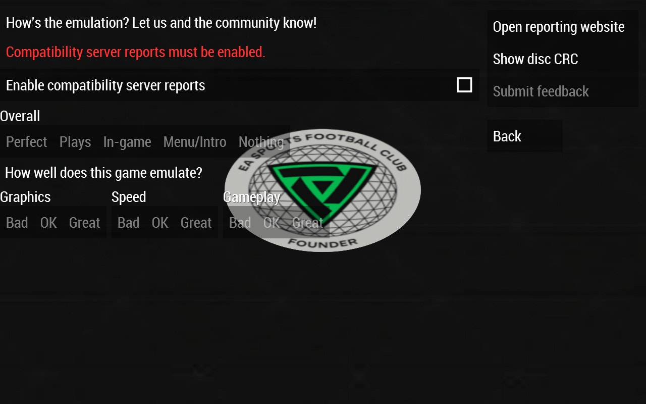 User screenshot of game