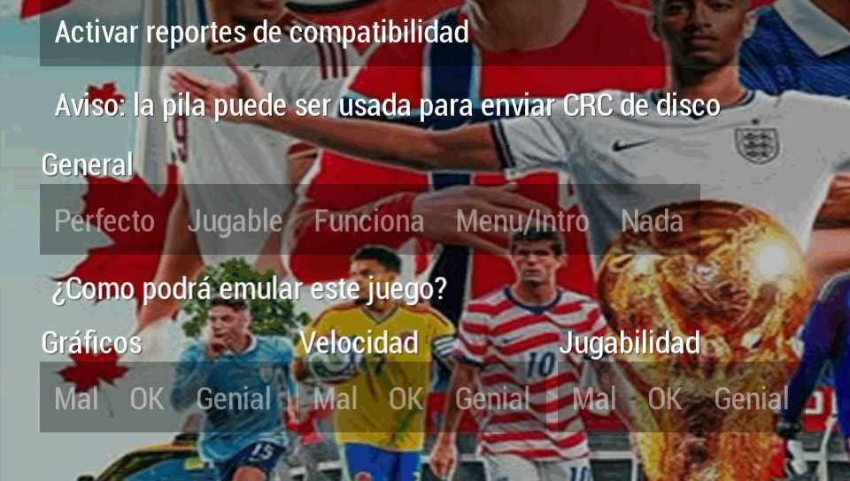 User screenshot of game