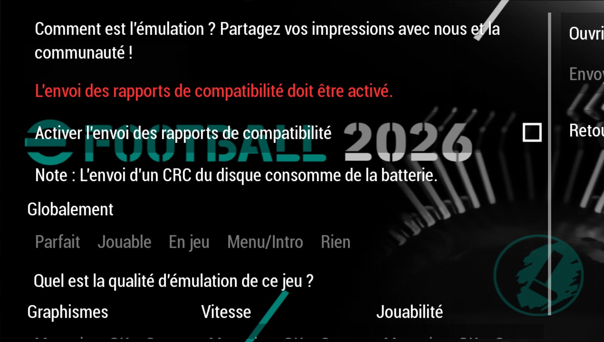 User screenshot of game