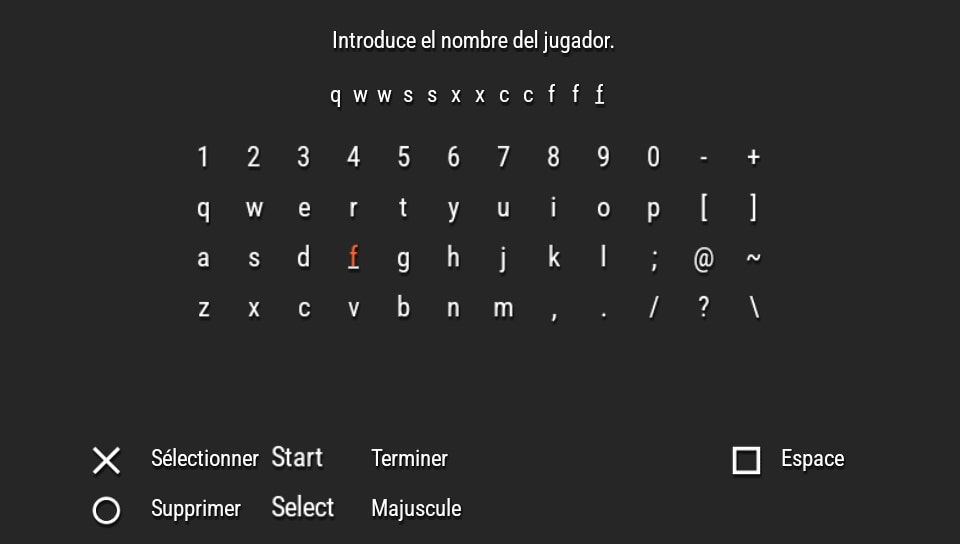User screenshot of game