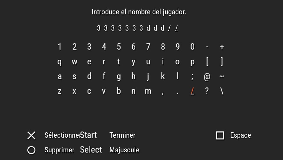 User screenshot of game