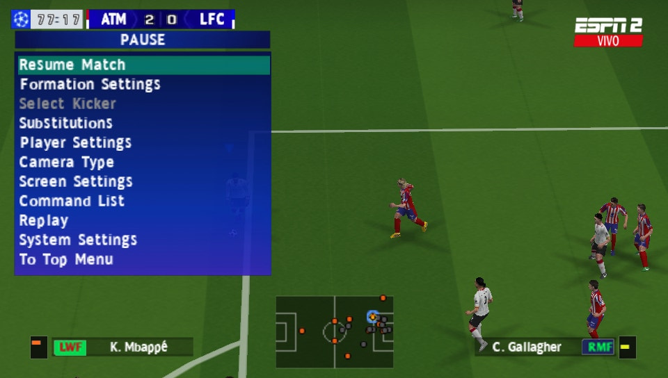 User screenshot of game