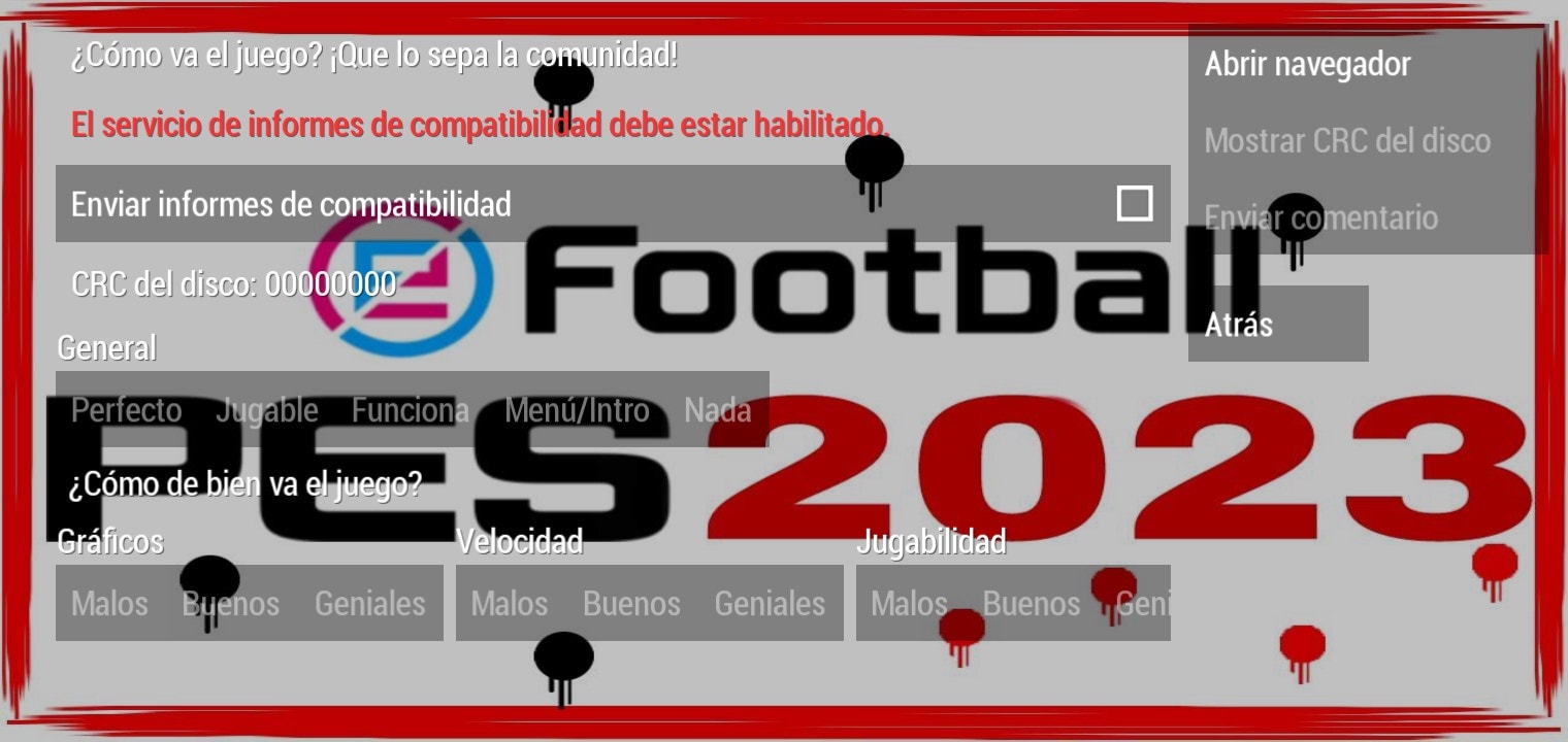 User screenshot of game
