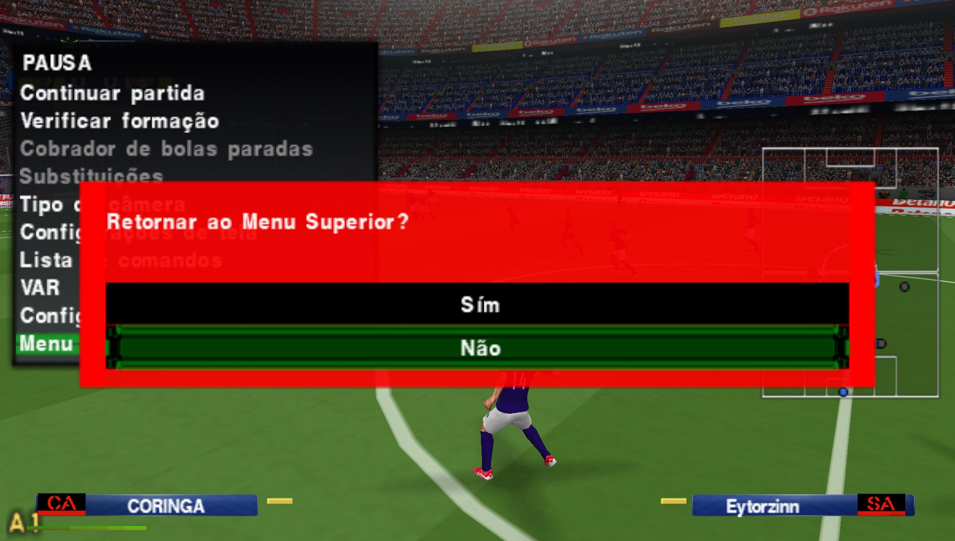 User screenshot of game
