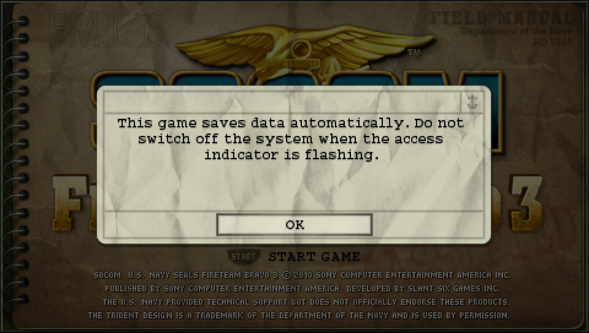 User screenshot of game