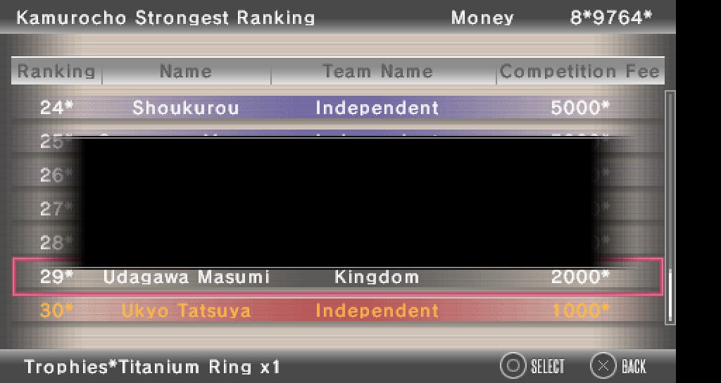 User screenshot of game