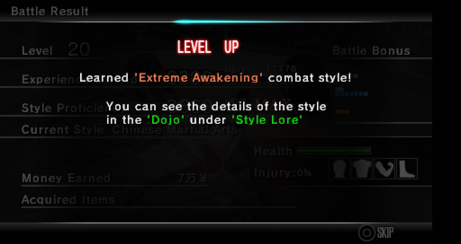 User screenshot of game