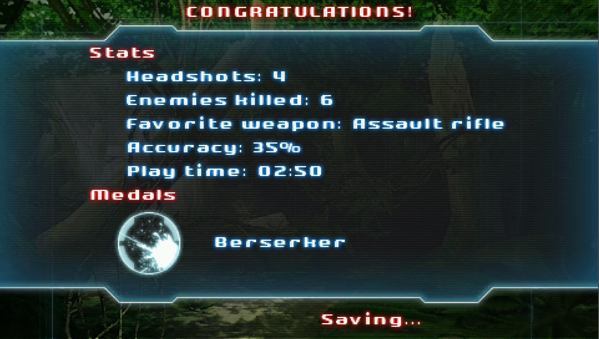 User screenshot of game