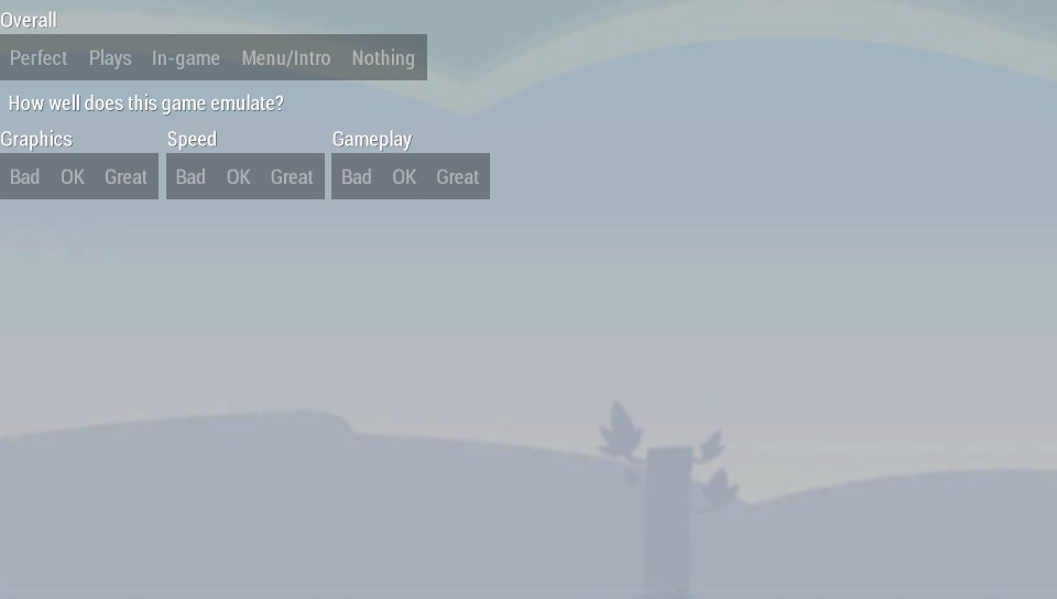 User screenshot of game