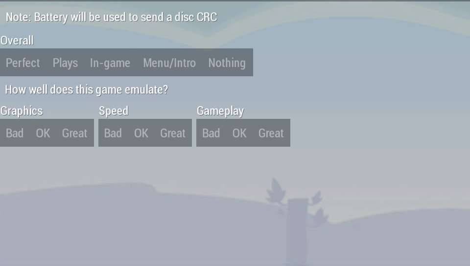 User screenshot of game