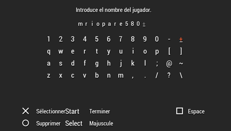 User screenshot of game