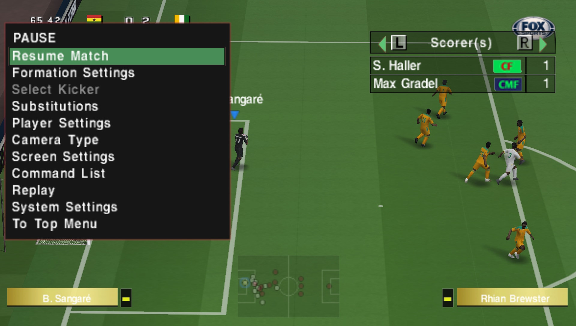 User screenshot of game