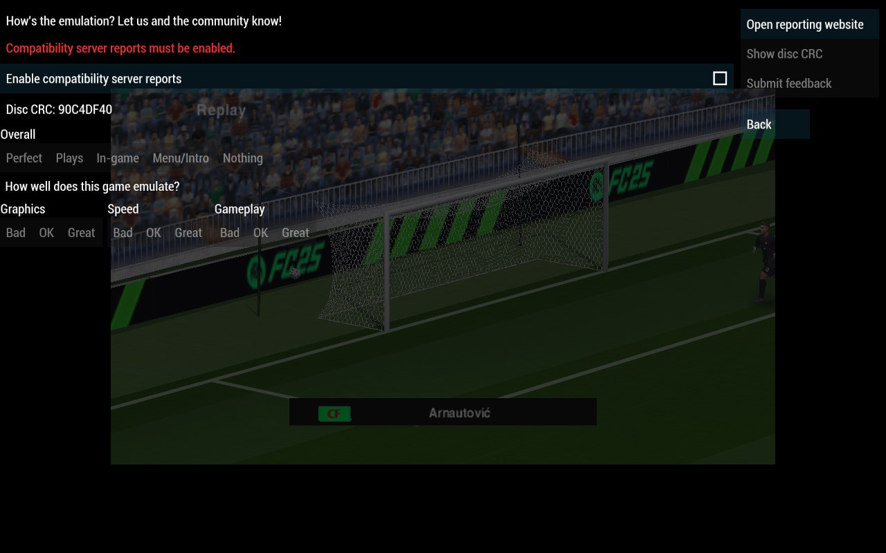 User screenshot of game