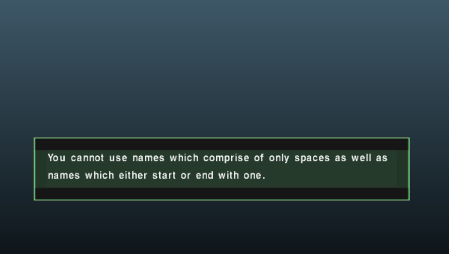 User screenshot of game