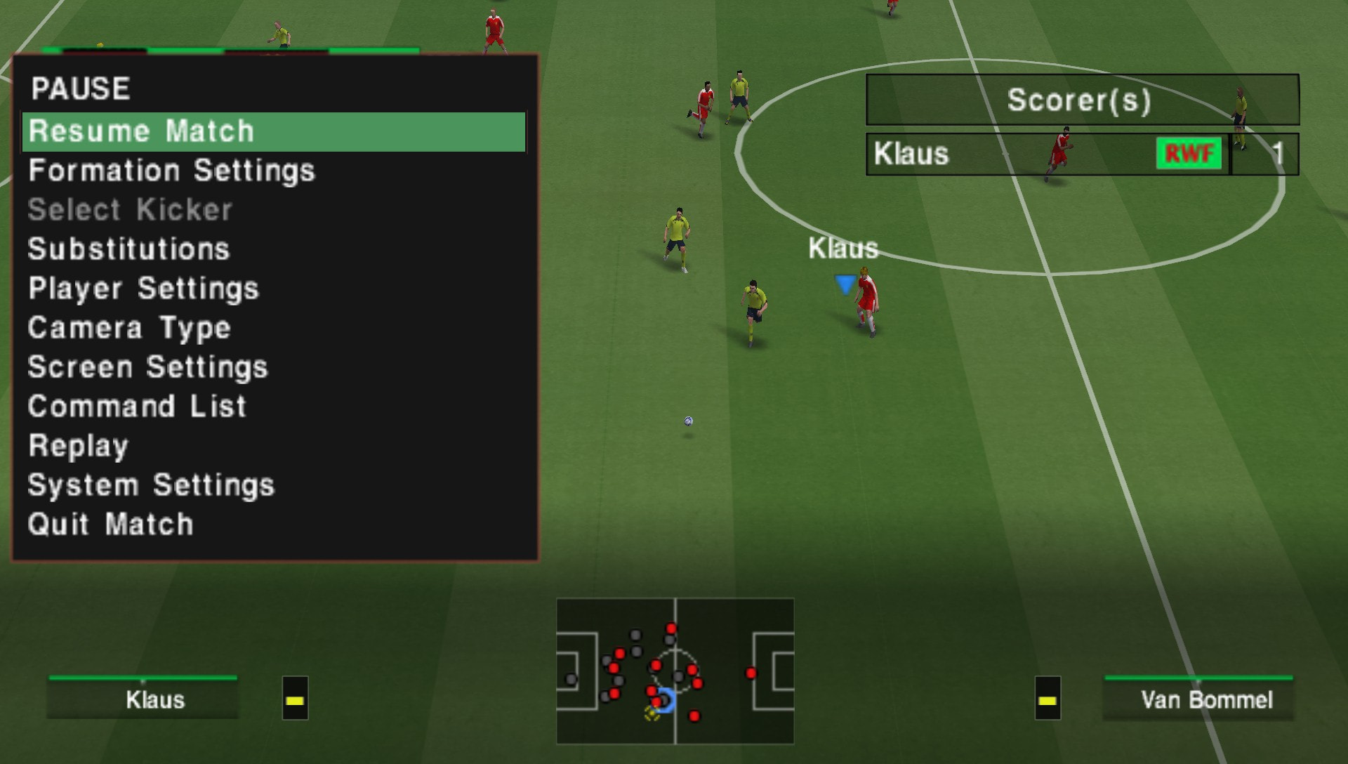 User screenshot of game