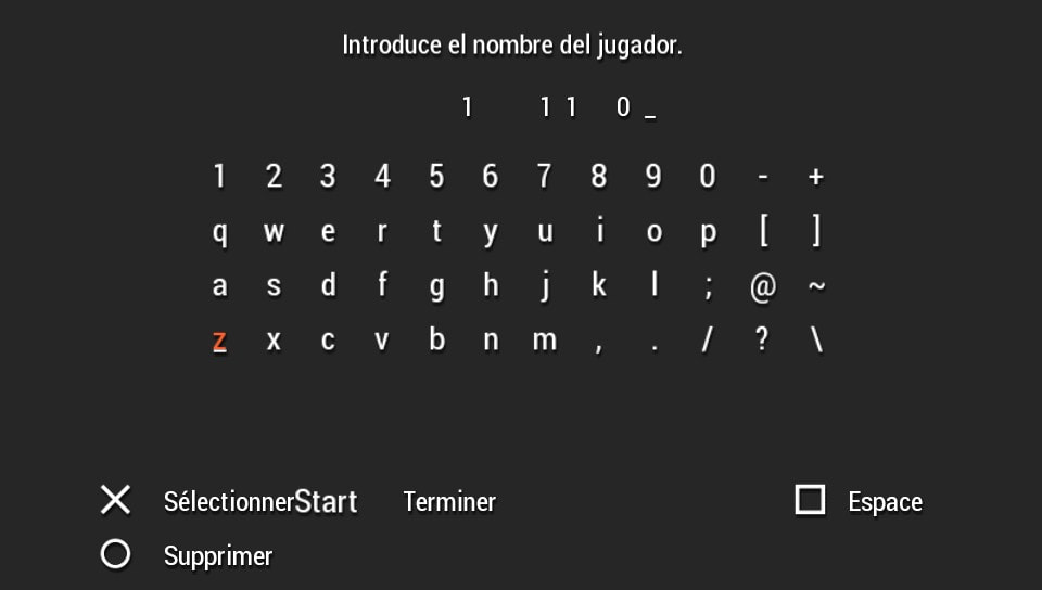 User screenshot of game
