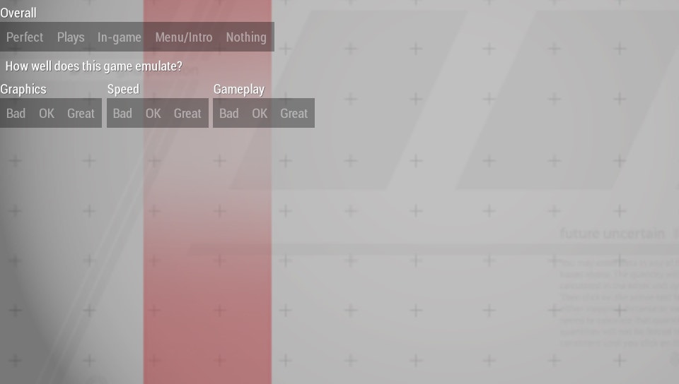 User screenshot of game