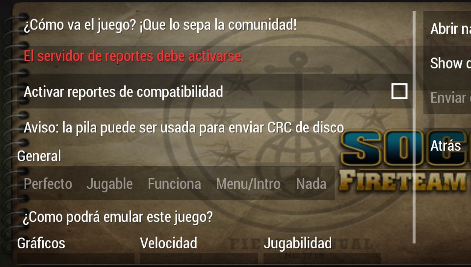 User screenshot of game