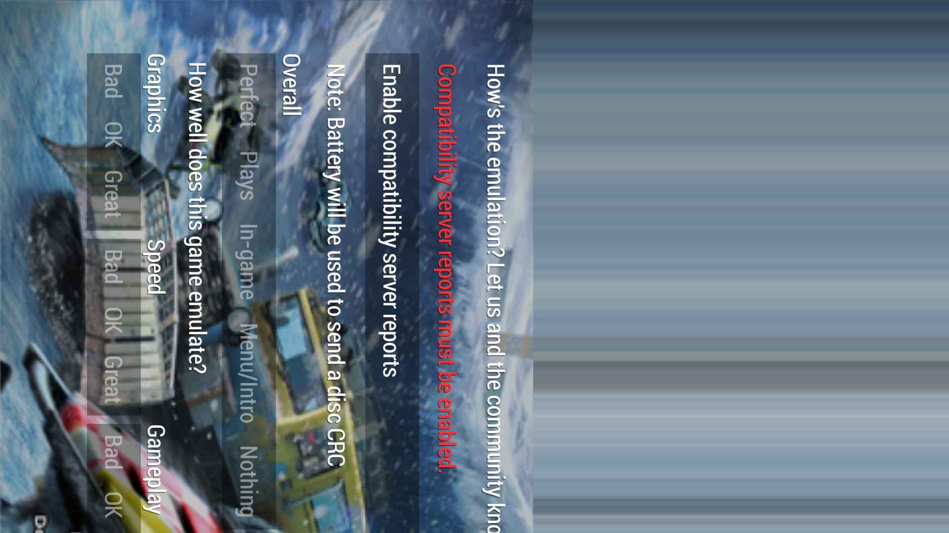 User screenshot of game