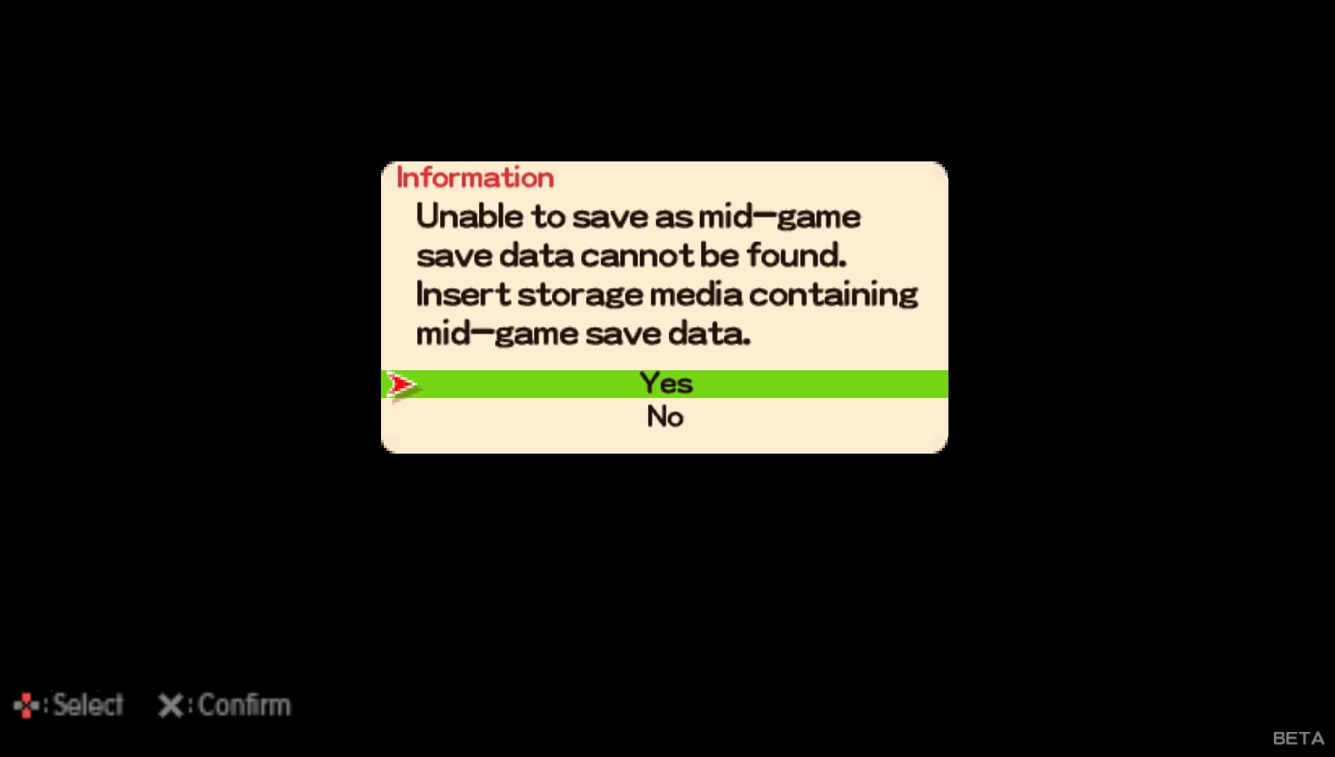 User screenshot of game