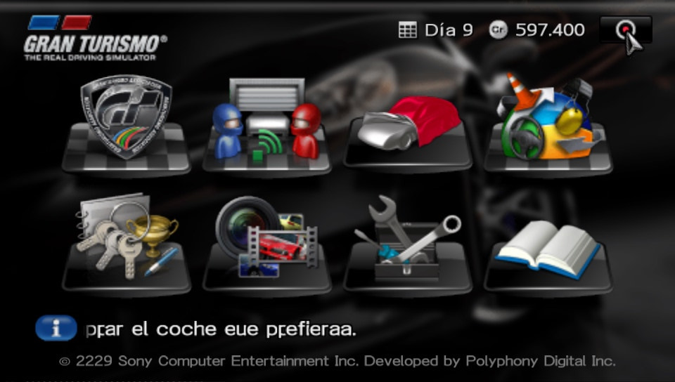 User screenshot of game