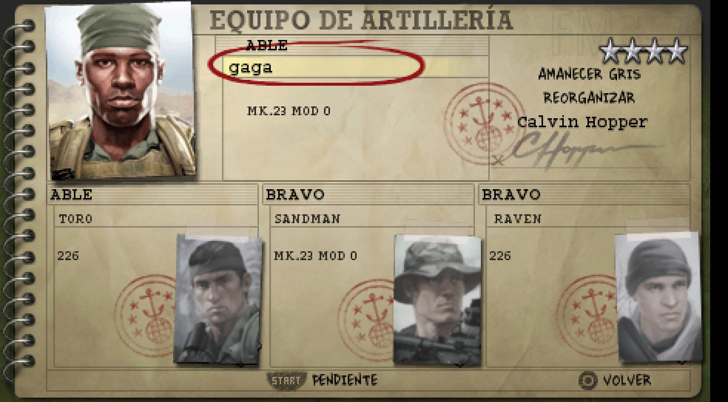 User screenshot of game