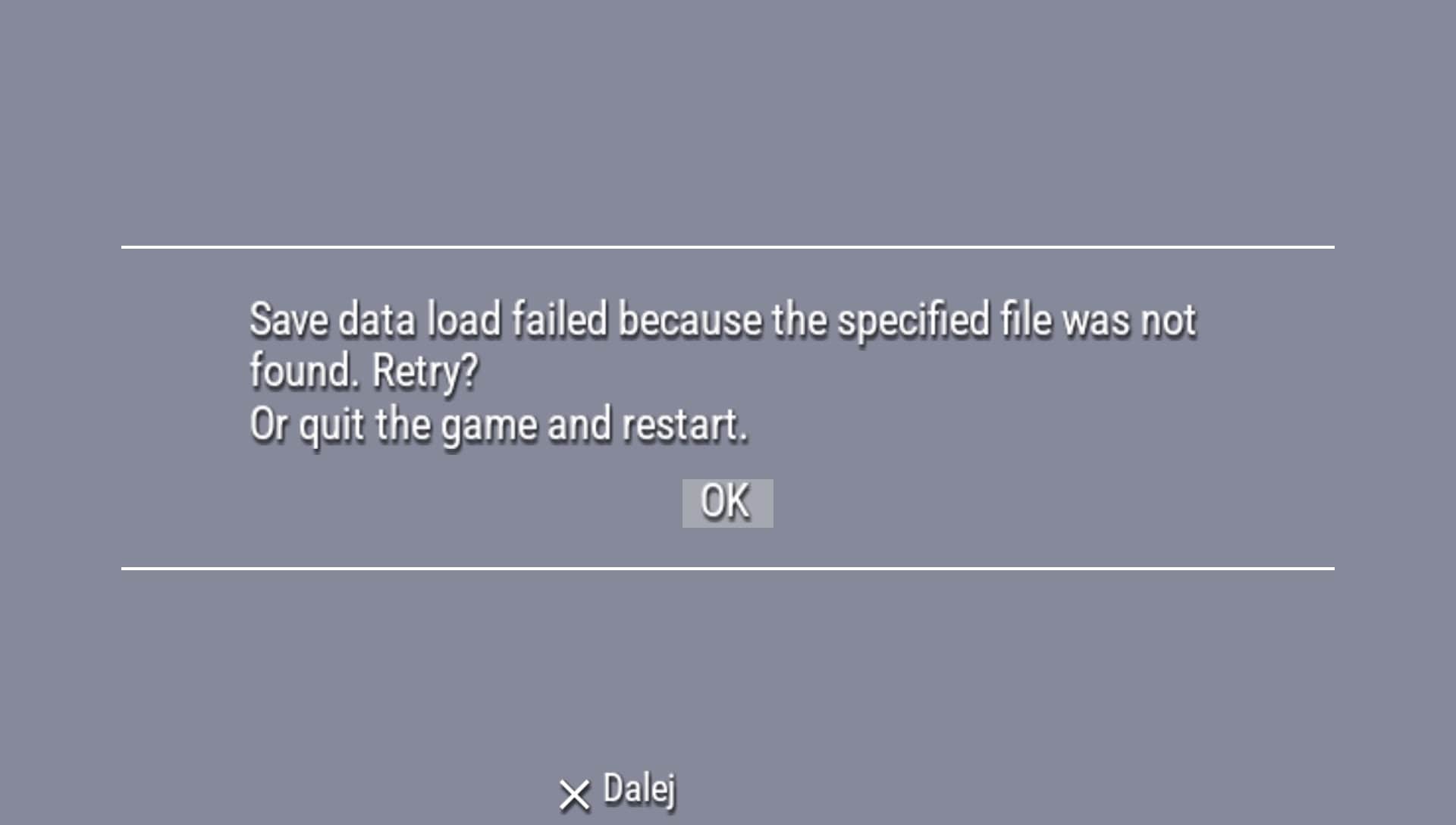 User screenshot of game