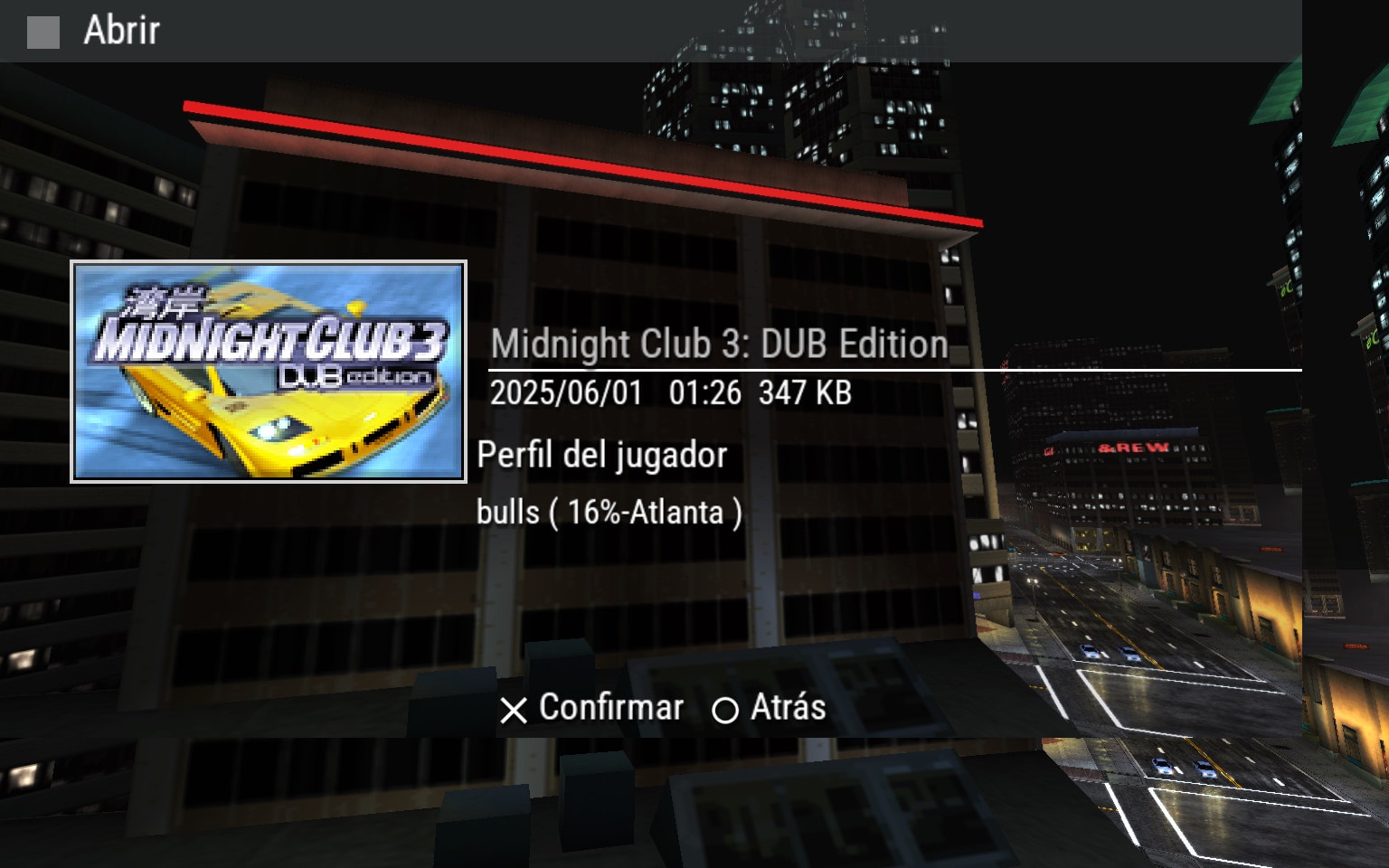 User screenshot of game