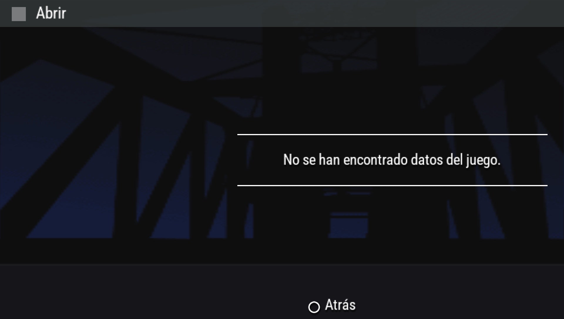 User screenshot of game